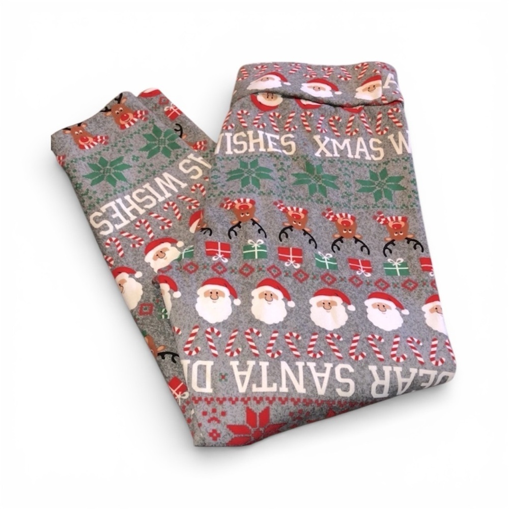 NOBO Christmas Santa warm fleece pajamas size XXlarge
